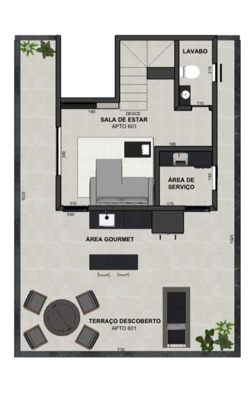 Cobertura à venda com 3 quartos, 140m² - Foto 4