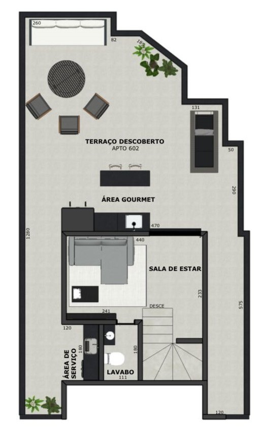 Cobertura à venda com 3 quartos, 140m² - Foto 3