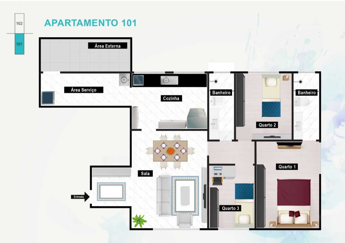 Apartamento à venda com 2 quartos, 56m² - Foto 11