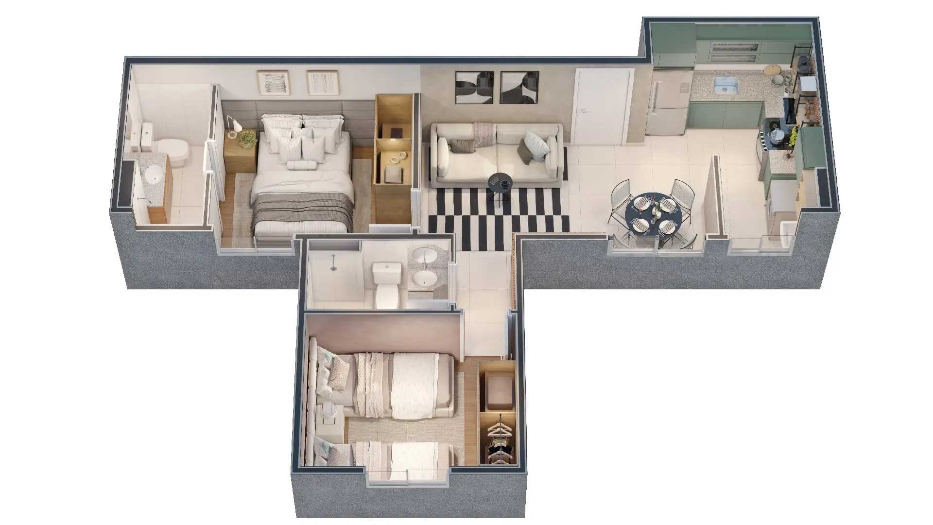 Apartamento à venda com 2 quartos, 48m² - Foto 19