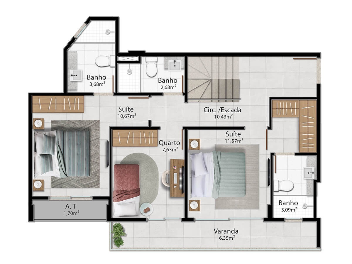 Cobertura à venda com 3 quartos, 138m² - Foto 18