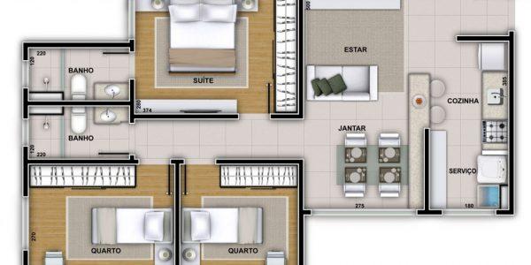 Apartamento à venda com 3 quartos, 67m² - Foto 15