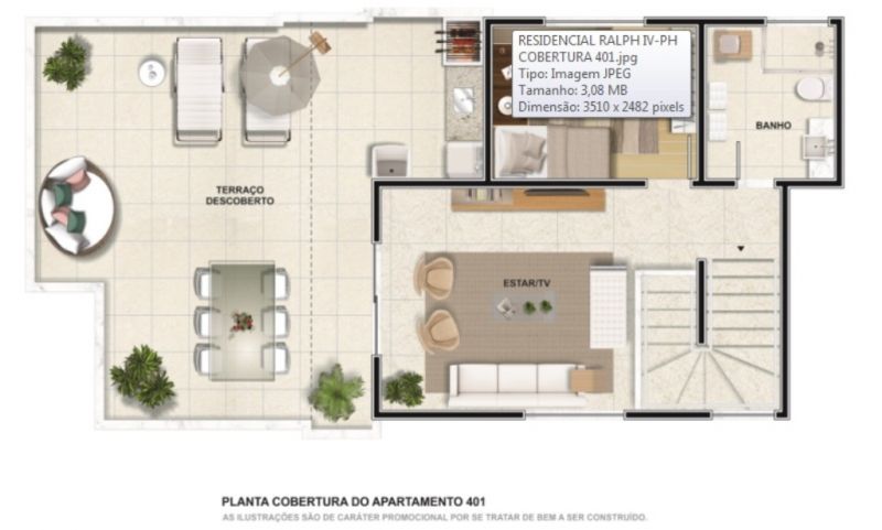 Cobertura à venda com 4 quartos, 170m² - Foto 2